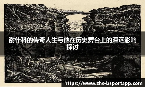 谢什科的传奇人生与他在历史舞台上的深远影响探讨